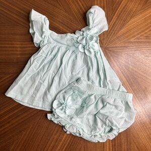 River Island Light Green Floral Set From England